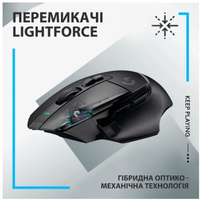Миша LOGITECH G502 X LIGHTSPEED, Black (910-006180) Миша LOGITECH G502 X LIGHTSPEED, Black (910-006180)