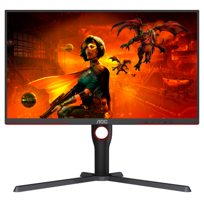 Монiтор TFT AOC 27" U27G3X/BK IPS 4K 160Hz 2*HDMI DP Pivot G-Sync Black/Red