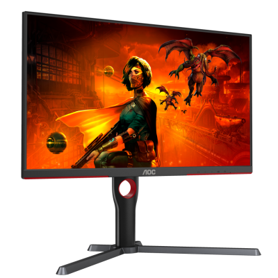 Монiтор TFT AOC 27" U27G3X/BK IPS 4K 160Hz 2*HDMI DP Pivot G-Sync Black/Red