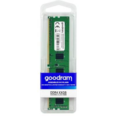 Оперативний запам'ятовувальний пристрій GOODRAM DDR4 8Gb 3200MHz CL22 GR3200D464L22S/8G Оперативний запам'ятовувальний пристрій GOODRAM DDR4 8Gb 3200MHz CL22 GR3200D464L22S/8G