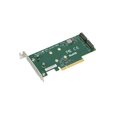 Серверний компонент NVME AOC CARD AOC-SLG3-2M2-O SUPERMICRO Серверний компонент NVME AOC CARD AOC-SLG3-2M2-O SUPERMICRO