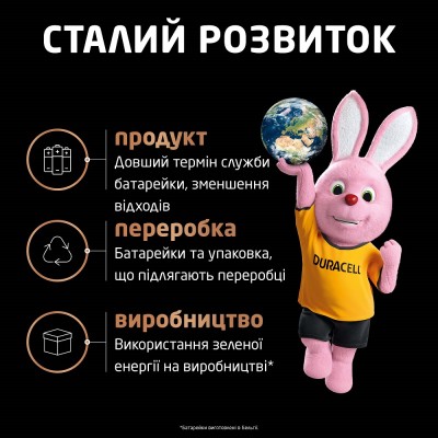 Батарейка DURACELL LR03 KPD 08*10 Optimum уп. 1x8 шт. Батарейка DURACELL LR03 KPD 08*10 Optimum уп. 1x8 шт.