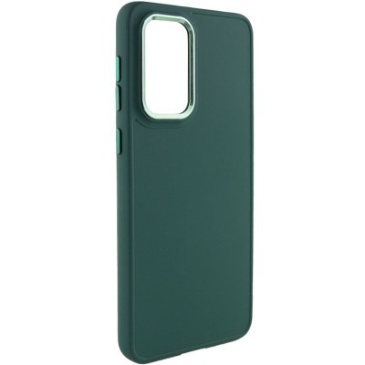 TPU чохол Bonbon Metal Style для Samsung Galaxy A55 Зелений / Army green TPU чохол Bonbon Metal Style для Samsung Galaxy A55 Зелений / Army green