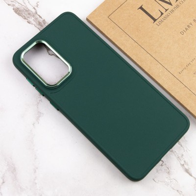 TPU чохол Bonbon Metal Style для Samsung Galaxy A55 Зелений / Army green TPU чохол Bonbon Metal Style для Samsung Galaxy A55 Зелений / Army green