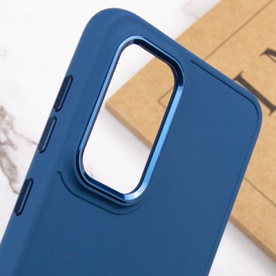 TPU чохол Bonbon Metal Style для Samsung Galaxy A55 Синій / Denim Blue TPU чохол Bonbon Metal Style для Samsung Galaxy A55 Синій / Denim Blue