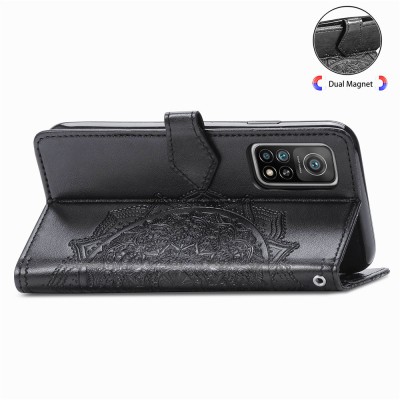Кожаный чехол (книжка) Art Case с визитницей для Xiaomi Mi 10T / Mi 10T Pro Черный Кожаный чехол (книжка) Art Case с визитницей для Xiaomi Mi 10T / Mi 10T Pro Черный