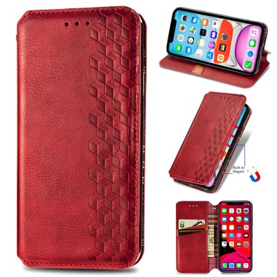 Кожаный чехол книжка GETMAN Cubic (PU) для Samsung Galaxy A23 4G Красный Кожаный чехол книжка GETMAN Cubic (PU) для Samsung Galaxy A23 4G Красный