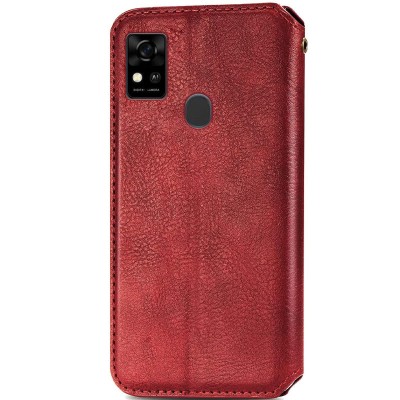 Кожаный чехол книжка GETMAN Cubic (PU) для ZTE Blade A31 Красный Кожаный чехол книжка GETMAN Cubic (PU) для ZTE Blade A31 Красный