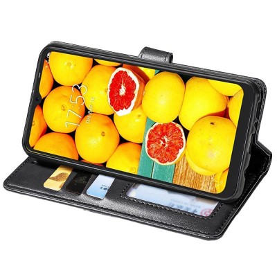 Кожаный чехол книжка GETMAN Gallant (PU) для TECNO POP 4 Pro Черный Кожаный чехол книжка GETMAN Gallant (PU) для TECNO POP 4 Pro Черный