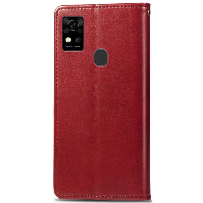 Кожаный чехол книжка GETMAN Gallant (PU) для ZTE Blade A31 Красный Кожаный чехол книжка GETMAN Gallant (PU) для ZTE Blade A31 Красный
