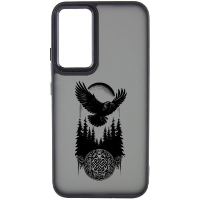 Накладка Oprint Скандинавія Black для Motorola Moto G22 Black / Ворон Накладка Oprint Скандинавія Black для Motorola Moto G22 Black / Ворон