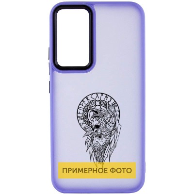 Накладка Oprint Скандинавія Black для Samsung Galaxy A05 Purple / Воїн Накладка Oprint Скандинавія Black для Samsung Galaxy A05 Purple / Воїн