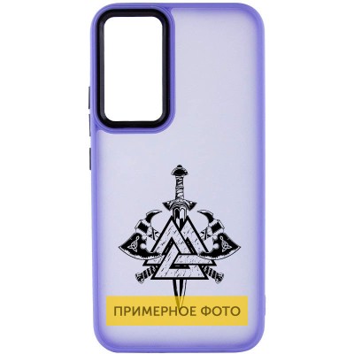 Накладка Oprint Скандинавія Black для Samsung Galaxy A05 Purple / Меч Накладка Oprint Скандинавія Black для Samsung Galaxy A05 Purple / Меч