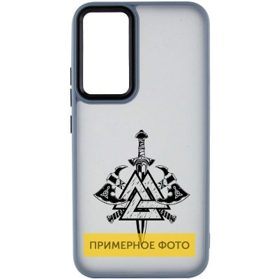 Накладка Oprint Скандинавія Black для Samsung Galaxy A05 Sierra Blue / Меч Накладка Oprint Скандинавія Black для Samsung Galaxy A05 Sierra Blue / Меч