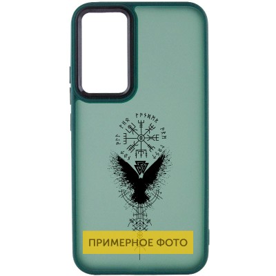 Накладка Oprint Скандинавія Black для Samsung Galaxy A05s Green / Крила
