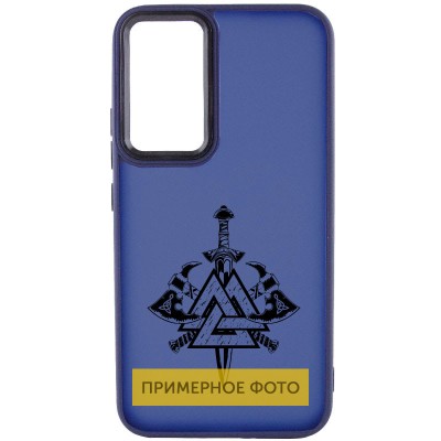 Накладка Oprint Скандинавія Black для Samsung Galaxy A05s Navy Blue / Меч Накладка Oprint Скандинавія Black для Samsung Galaxy A05s Navy Blue / Меч