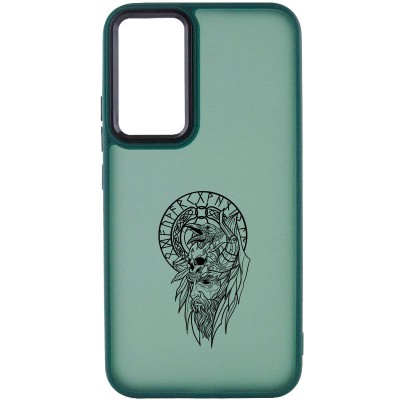 Накладка Oprint Скандинавія Black для Samsung Galaxy A35 Green / Воїн Накладка Oprint Скандинавія Black для Samsung Galaxy A35 Green / Воїн