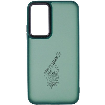 Накладка Oprint Скандинавія Black для Samsung Galaxy A54 5G Green / Сокира Накладка Oprint Скандинавія Black для Samsung Galaxy A54 5G Green / Сокира