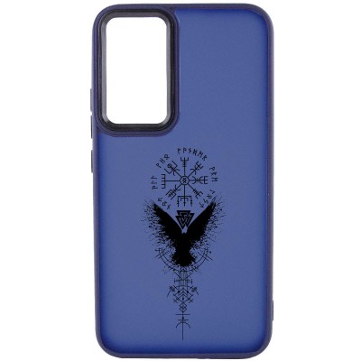 Накладка Oprint Скандинавія Black для Samsung Galaxy A54 5G Navy Blue / Крила Накладка Oprint Скандинавія Black для Samsung Galaxy A54 5G Navy Blue / Крила