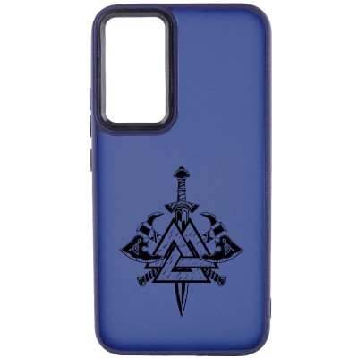 Накладка Oprint Скандинавія Black для Samsung Galaxy A54 5G Navy Blue / Меч Накладка Oprint Скандинавія Black для Samsung Galaxy A54 5G Navy Blue / Меч