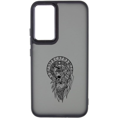 Накладка Oprint Скандинавія Black для Samsung Galaxy A55 Black / Воїн Накладка Oprint Скандинавія Black для Samsung Galaxy A55 Black / Воїн
