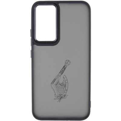 Накладка Oprint Скандинавія Black для Samsung Galaxy A55 Black / Сокира Накладка Oprint Скандинавія Black для Samsung Galaxy A55 Black / Сокира