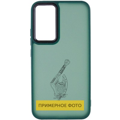 Накладка Oprint Скандинавія Black для Samsung Galaxy M14 5G Green / Сокира Накладка Oprint Скандинавія Black для Samsung Galaxy M14 5G Green / Сокира