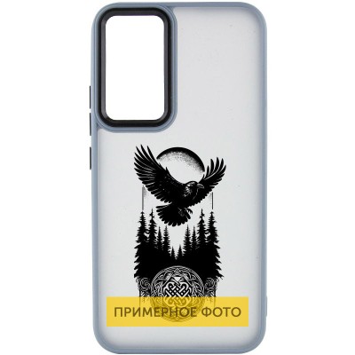 Накладка Oprint Скандинавія Black для Samsung Galaxy M54 5G Sierra Blue / Ворон Накладка Oprint Скандинавія Black для Samsung Galaxy M54 5G Sierra Blue / Ворон