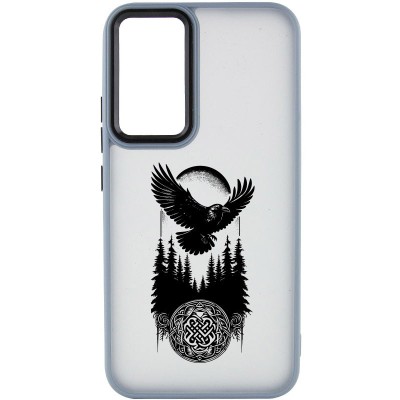 Накладка Oprint Скандинавія Black для Samsung Galaxy S20 FE Sierra Blue / Ворон Накладка Oprint Скандинавія Black для Samsung Galaxy S20 FE Sierra Blue / Ворон