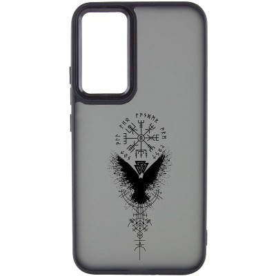 Накладка Oprint Скандинавія Black для Xiaomi Redmi Note 12 Pro 5G Black / Крила Накладка Oprint Скандинавія Black для Xiaomi Redmi Note 12 Pro 5G Black / Крила