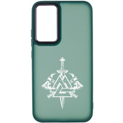 Накладка Oprint Скандинавія White для Motorola Moto G22 Green / Меч Накладка Oprint Скандинавія White для Motorola Moto G22 Green / Меч