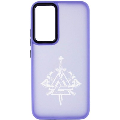 Накладка Oprint Скандинавія White для Motorola Moto G22 Purple / Меч Накладка Oprint Скандинавія White для Motorola Moto G22 Purple / Меч