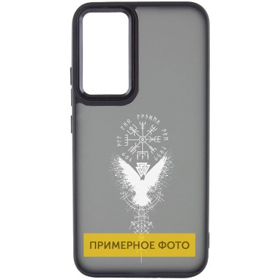 Накладка Oprint Скандинавія White для Oppo A58 4G Black / Крила Накладка Oprint Скандинавія White для Oppo A58 4G Black / Крила
