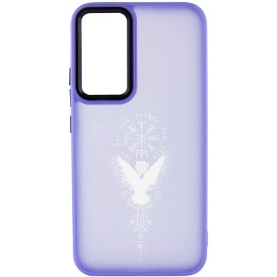 Накладка Oprint Скандинавія White для Samsung Galaxy A15 4G/5G Purple / Крила Накладка Oprint Скандинавія White для Samsung Galaxy A15 4G/5G Purple / Крила