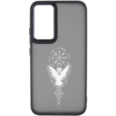Накладка Oprint Скандинавія White для Samsung Galaxy A34 5G Black / Крила Накладка Oprint Скандинавія White для Samsung Galaxy A34 5G Black / Крила