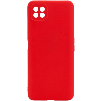 Силиконовый чехол Candy Full Camera для Oppo A53 5G / A73 5G Красный / Red Силиконовый чехол Candy Full Camera для Oppo A53 5G / A73 5G Красный / Red
