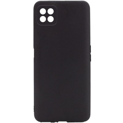 Силиконовый чехол Candy Full Camera для Oppo A53 5G / A73 5G Черный / Black Силиконовый чехол Candy Full Camera для Oppo A53 5G / A73 5G Черный / Black