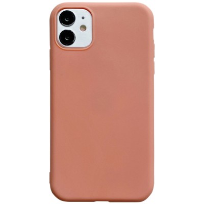 Силиконовый чехол Candy для Apple iPhone 11 (6.1") Rose Gold