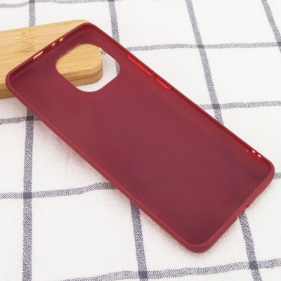 Силиконовый чехол Candy для Xiaomi Mi 11 Lite Бордовый Силиконовый чехол Candy для Xiaomi Mi 11 Lite Бордовый