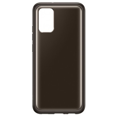Чехол Samsung Soft Clear Cover для смартфона Galaxy A02s (A025) Black (EF-QA025TBEGRU)