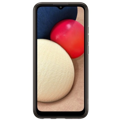 Чехол Samsung Soft Clear Cover для смартфона Galaxy A02s (A025) Black (EF-QA025TBEGRU)