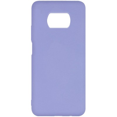 Чехол Silicone Cover Full without Logo (A) для Xiaomi Poco X3 NFC / Poco X3 Pro Сиреневый / Dasheen
