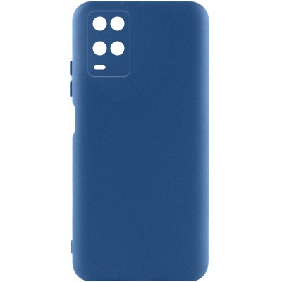 Чехол Silicone Cover Lakshmi Full Camera (A) для Oppo A54 4G Синий / Navy Blue Чехол Silicone Cover Lakshmi Full Camera (A) для Oppo A54 4G Синий / Navy Blue
