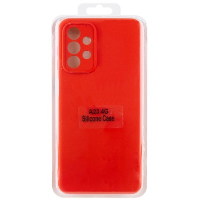 Чехол Silicone Cover Lakshmi Full Camera (A) для Samsung Galaxy A23 4G Красный / Red Чехол Silicone Cover Lakshmi Full Camera (A) для Samsung Galaxy A23 4G Красный / Red