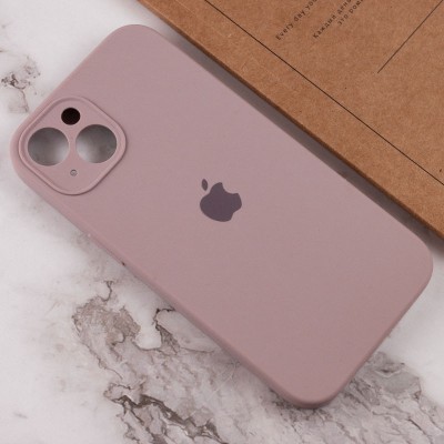 Чохол Silicone Case Full Camera Protective (AA) для Apple iPhone 14 (6.1") Сірий / Lavender / PVH Чохол Silicone Case Full Camera Protective (AA) для Apple iPhone 14 (6.1") Сірий / Lavender / PVH