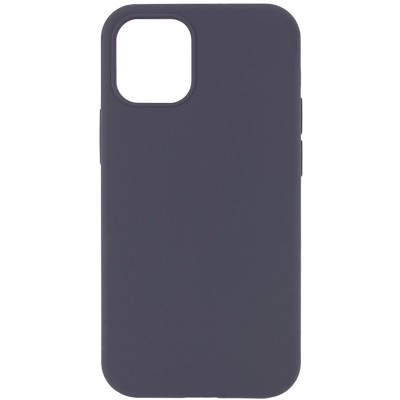 Чохол Silicone Case Full Protective (AA) NO LOGO для Apple iPhone 12 Pro Max (6.7") Сірий / Dark Gray Чохол Silicone Case Full Protective (AA) NO LOGO для Apple iPhone 12 Pro Max (6.7") Сірий / Dark Gray