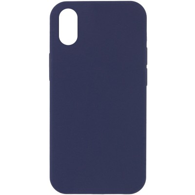 Чохол Silicone Case Full Protective (AA) NO LOGO для Apple iPhone X / XS (5.8") Темно-синій / Midnight blue Чохол Silicone Case Full Protective (AA) NO LOGO для Apple iPhone X / XS (5.8") Темно-синій / Midnight blue