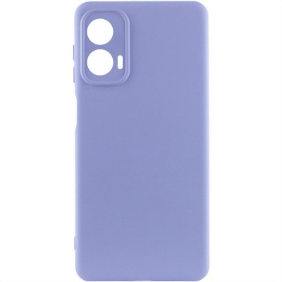Чохол Silicone Cover Lakshmi Full Camera (AA) для Motorola Moto G24 Бузковий / Dasheen Чохол Silicone Cover Lakshmi Full Camera (AA) для Motorola Moto G24 Бузковий / Dasheen