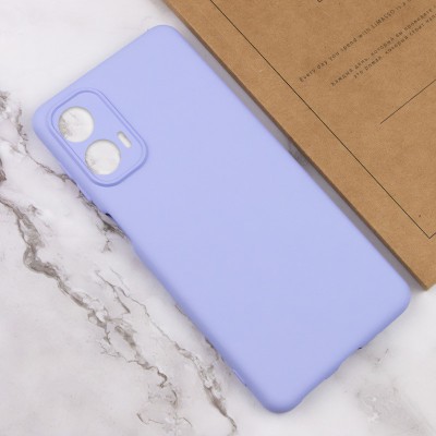 Чохол Silicone Cover Lakshmi Full Camera (AA) для Motorola Moto G24 Бузковий / Dasheen Чохол Silicone Cover Lakshmi Full Camera (AA) для Motorola Moto G24 Бузковий / Dasheen
