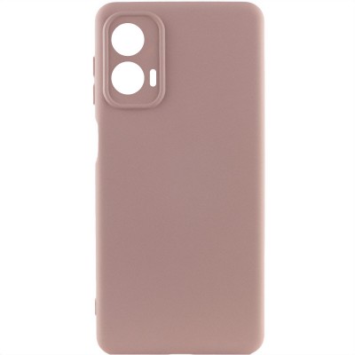 Чохол Silicone Cover Lakshmi Full Camera (AA) для Motorola Moto G24 Рожевий / Pink Sand Чохол Silicone Cover Lakshmi Full Camera (AA) для Motorola Moto G24 Рожевий / Pink Sand